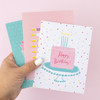 Boxed Cards - A2 (4.375"X5.75") 40 Cards & Envelopes-American Crafts - Birthday - 356507