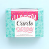 Boxed Cards - A2 (4.375"X5.75") 40 Cards & Envelopes-American Crafts - Birthday - 356507
