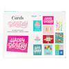 Boxed Cards - A2 (4.375"X5.75") 40 Cards & Envelopes-American Crafts - Birthday - 356507