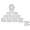 3 Pack Singer Transparent Plastic Class 15 Bobbins-12/Pkg 6543