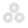 3 Pack - SINGER Transparent Plastic Class 15 Bobbins-12/Pkg - 6543 3 Pack - SINGER Transparent Plastic Class 15 Bobbins-12/Pkg - 6543