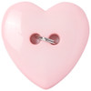 6 Pack - Slimline Buttons Series Funtastics-Pink Heart 2-Hole 1" 2/Pkg - SLF1.25-113