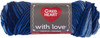 3 Pack Red Heart With Love Yarn-Deep Blues E400-1937 - 073650822612