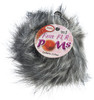 3 Pack Pepperell Braiding Faux Fur Pom With Loop-Grey Wolf FFPALL-46 - 725879847616