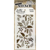 3 Pack Tim Holtz Layered Stencil 4.125"X8.5"-Festive THS-029 - 748252607157