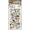 3 Pack - Tim Holtz Layered Stencil 4.125"X8.5"-Festive - THS-029 - 748252607157