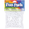 6 Pack Cousin Fun Pack Acrylic Pony Beads 250/Pkg-White CCPONY-34103 - 016321082762