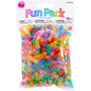 3 Pack - CousinDIY Fun Pack Acrylic Pony Beads 700/Pkg-Transparent Rainbow - CCMIX-34136 - 016321083103