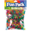 3 Pack Cousin Fun Pack Acrylic Pony Beads 700/Pkg-Transparent Rainbow CCMIX-34136 - 016321083103