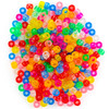 3 Pack - CousinDIY Fun Pack Acrylic Pony Beads 700/Pkg-Transparent Rainbow - CCMIX-34136