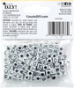 6 Pack - CousinDIY Fun Pack Acrylic Alphabet Beads-Square White 85/Pkg - A50026LP-34104