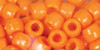 6 Pack Cousin Fun Pack Acrylic Pony Beads 250/Pkg-Orange CCPONY-34115