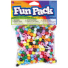 6 Pack - CousinDIY Fun Pack Acrylic Pony Beads 650/Pkg-Assorted Colors - 34734130 - 016321083042