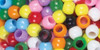 6 Pack - CousinDIY Fun Pack Acrylic Pony Beads 650/Pkg-Assorted Colors - 34734130