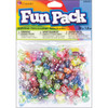 6 Pack Cousin Fun Pack Acrylic Shaped Beads 1.8oz-Assorted W/Rhinestones 34734117 - 016321082908