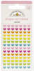 Doodlebug Sprinkles Adhesive Enamel Shapes-Heart-Fetti, Hey Cupcake DS6621 - 842715066212