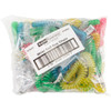 150 Pack Wrist Coil Key Chains 150/Pkg-Assorted Colors 67299A - 085288672996