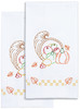 2 Pack Jack Dempsey Stamped Decorative Hand Towel Pair 17"X28"-Cornucopia 320 876