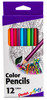 3 Pack Pentel Arts Colored Pencils 12/Pkg-Assorted Colors CB8-12 - 072512245620