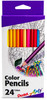 2 Pack - Pentel Arts Colored Pencils 24/Pkg-Assorted Colors - CB8-24 - 072512245651