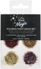 American Crafts Color Pour Magic Foil Flakes 1oz 6/Pkg-Warm - 359813 - 718813598132