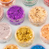 American Crafts Color Pour Magic Foil Flakes 1oz 6/Pkg-Warm - 359813
