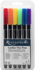 Realeather(R) Crafts Leather Markers 6/Pkg-Basic - F2400-02 - 870192012804