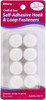 12 Pack Allary Self-Adhesive Hook And Loop Fasteners 16/Pkg-White Dots, .75" 376A-11 - 750557376119