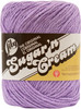 6 Pack Lily Sugar'n Cream Yarn Solids-Soft Violet 102001-93 - 057355240261