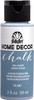 FolkArt Home Decor Chalk Paint 2oz-Glacier HDCHALK2-6353 - 028995063534