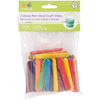 6 Pack - Krafty Kids Mini Craft Sticks-Colored 2.6"X.4" 120/Pkg - CW495 - 775749149715