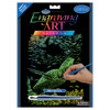 Royal & Langnickel(R) Rainbow Foil Engraving Art Kit 8"X10"-Sea Turtle RAINFL-17 - 090672056498