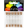 Touch Of Nature Miniature Glass Vials W/Corks 12/Pkg-1" MD51099 - 684653510996