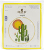 3 Pack DMC Stitch Kit 6" Diameter-Cactus (14 Count) BKL-1911 - 077540987481