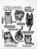 Tim Holtz Cling Stamps 7"X8.5"-Snarky Cat - CMS-392 - 787790000037