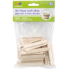 6 Pack Krafty Kids Mini Craft Sticks-Natural 2.5" 120/Pkg CW494 - 775749149708