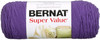 3 Pack Bernat Super Value Solid Yarn-Light Damson 164053-7773 - 057355097773
