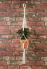 Solid Oak Macrame Plant Hanger Kit-4 Twists - MWH022 Solid Oak Macrame Plant Hanger Kit-4 Twists - MWH022