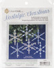 2 Pack Solid Oak Nostalgic Christmas Beaded Crystal Ornament Kit-Blue Snowflakes Makes 6 NCHBOK-004 - 845227048585