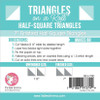 It's Sew Emma Half-Square Triangles On A Roll-50' 7" Finished Size - H700