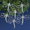 Solid Oak Nostalgic Christmas Beaded Crystal Ornament Kit-Crystal Dragonflies Makes 6 - NCHBOK-023