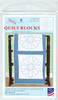 Jack Dempsey Stamped White Quilt Blocks 18"X18" 6/Pkg-Xx Swirls 732 933 - 013155479331