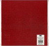 15 Pack Best Creation Brushed Metal Single-Sided Paper 12"X12"-Red BMP-5 - 743270940941