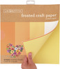 Lia Griffith Frosted Craft Tissue Paper 12"X12" 20/Pkg-Citrus-Oranges PLG41102