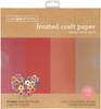 Lia Griffith Frosted Craft Tissue Paper 12"X12" 20/Pkg-Stone Fruit-Reds PLG41104 - 084001411041