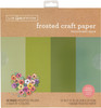 Lia Griffith Frosted Craft Tissue Paper 12"X12" 20/Pkg-Succulent-Greens - PLG41105 - 084001411058