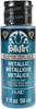 FolkArt Metallic Acrylic Paint 2oz-Turquoise Shimmer - SM-99230