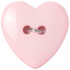 Slimline Buttons Series Funtastics -Pink Heart 2-Hole 1" 2/Pkg SLF1.25-113