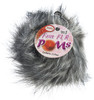 Pepperell Braiding Faux Fur Pom With Loop-Grey Wolf - FFPALL-46 - 725879847616