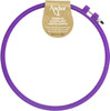 Anchor Sparkle Plastic Embroidery Hoop Assorted Colors-8" Diameter Blue, Purple Or Yellow A4401-008